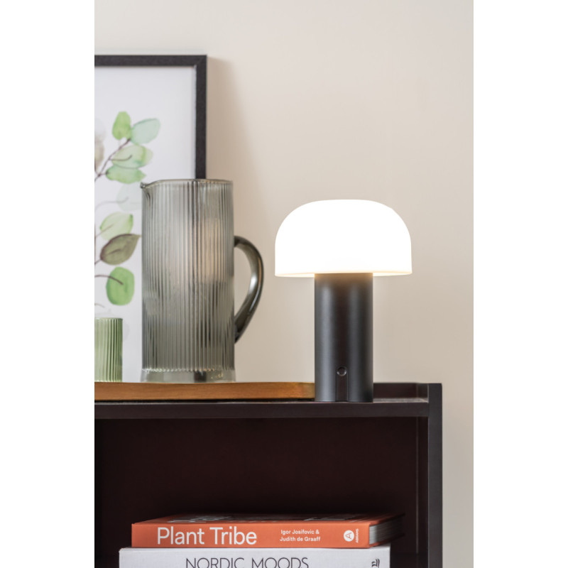 Lampe à poser LED sans fil noire et...