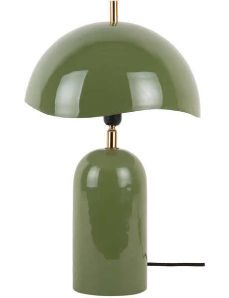 Lampe champignon métal vert jungle 41 cm Querido