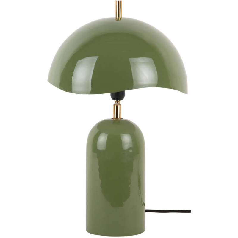 Lampe champignon métal vert jungle 41...