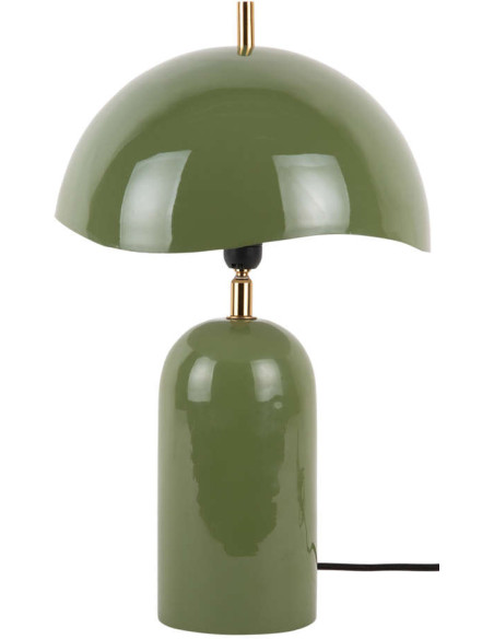 Lampe champignon métal vert jungle 41 cm Querido