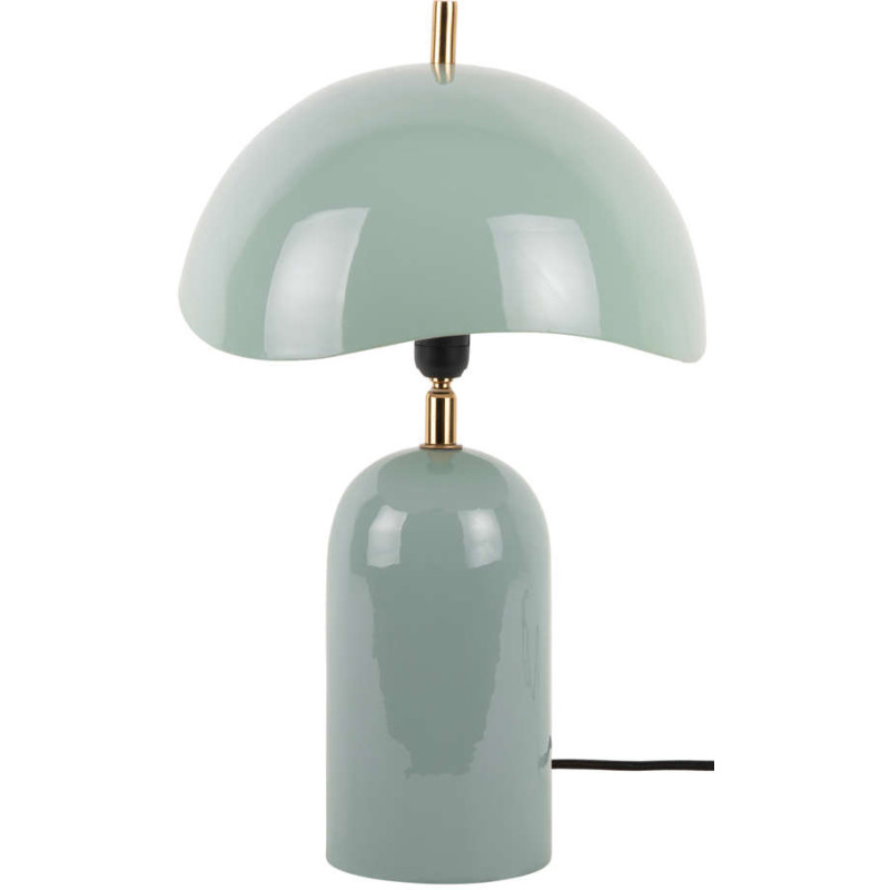 Lampe champignon métal bleu brume 41...