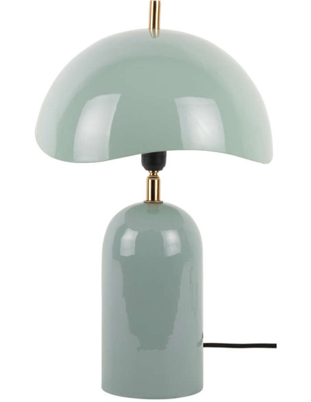 Lampe champignon métal bleu brume 41 cm Querido