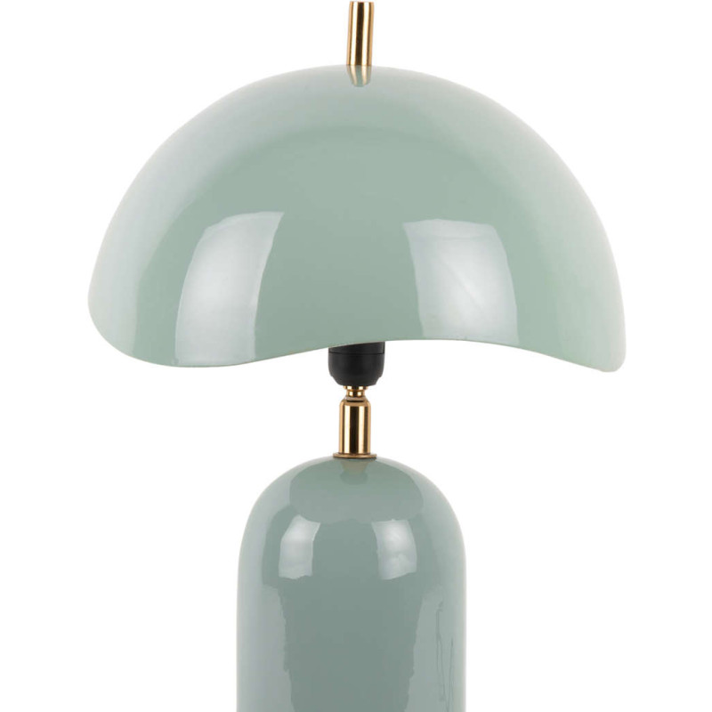 Lampe champignon métal bleu brume 41...