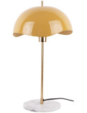 Lampe à poser dôme ondulé jaune 53 cm Waved Dome