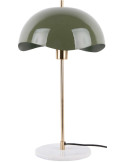 Lampe à poser dôme ondulé vert olive 53 cm Waved Dome