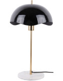 Lampe à poser noire dôme ondulé 53 cm Waved Dome