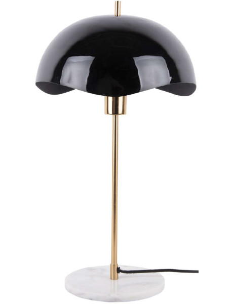 Lampe à poser noire dôme ondulé 53 cm Waved Dome