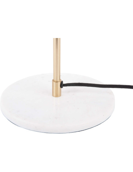 Lampe à poser noire dôme ondulé 53 cm Waved Dome