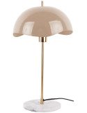 Lampe à poser beige dôme ondulé 53 cm Waved Dome