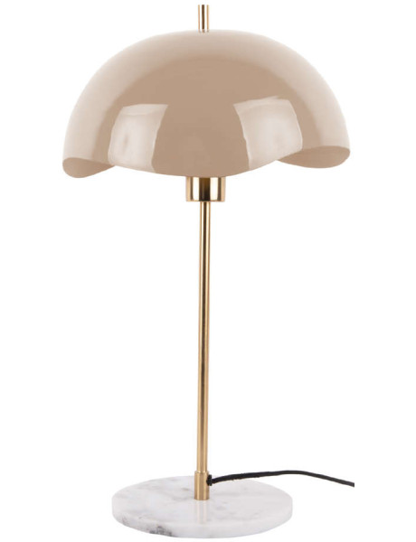 Lampe à poser beige dôme ondulé 53 cm Waved Dome