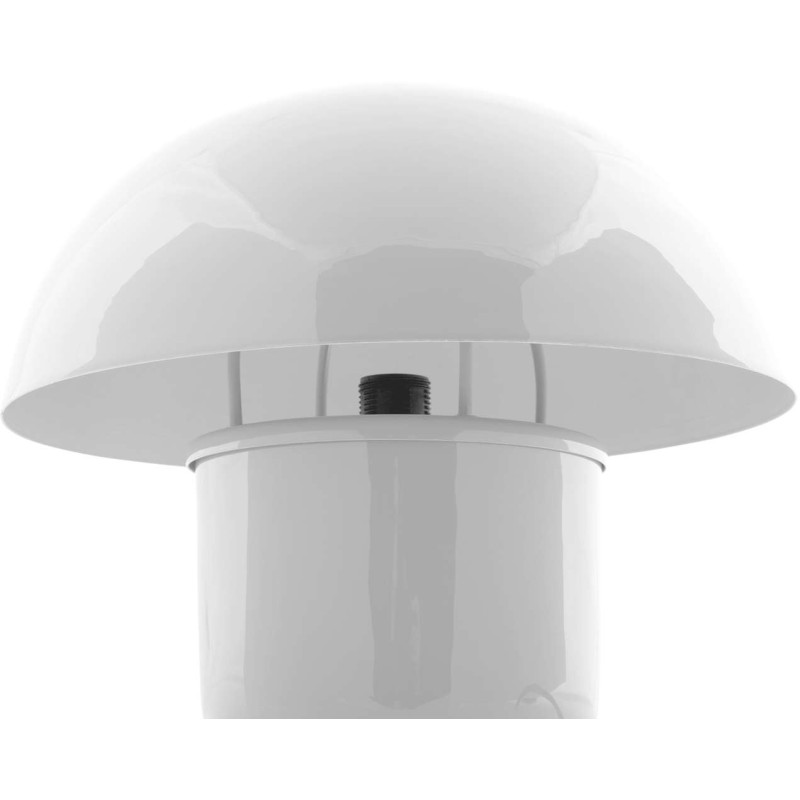 Lampe champignon blanche en métal...