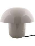Lampe champignon gris chaud en métal émaillé Fat Mushroom