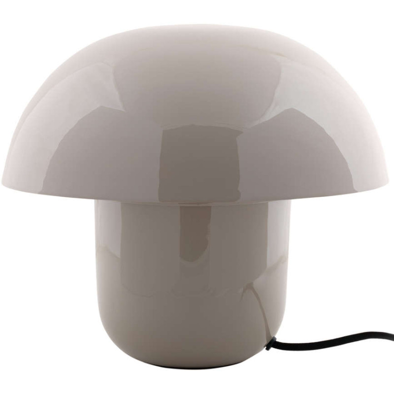 Lampe champignon gris chaud en métal...