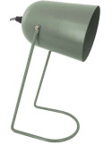 Lampe de bureau vert jade grisé en fer 30 cm Enchant