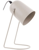 Lampe de bureau taupe métal 30 cm Enchant
