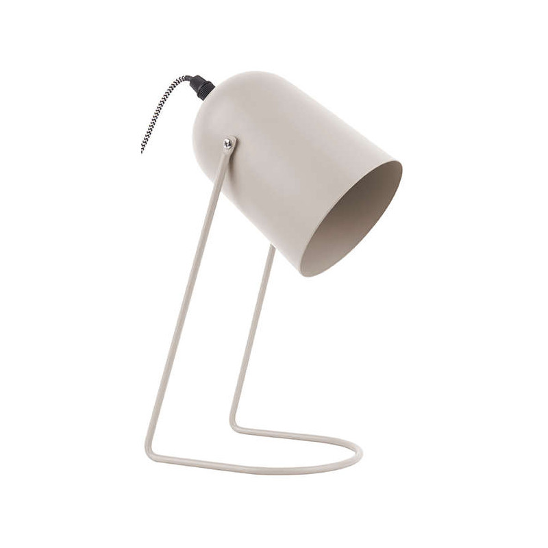Lampe de bureau taupe métal 30 cm...