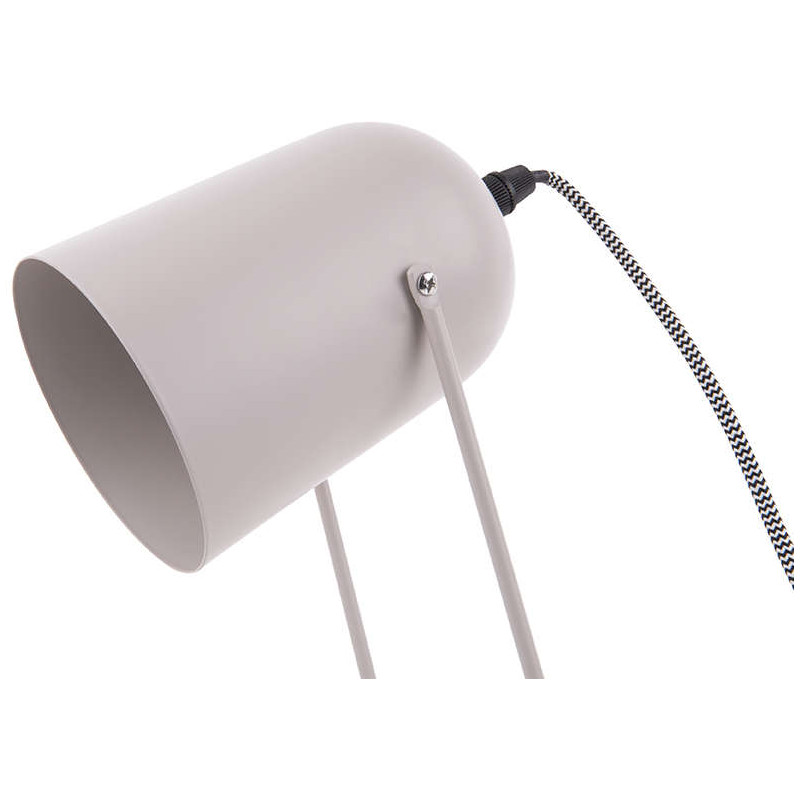 Lampe de bureau taupe métal 30 cm...