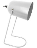 Lampe de bureau blanche métal 30 cm Enchant