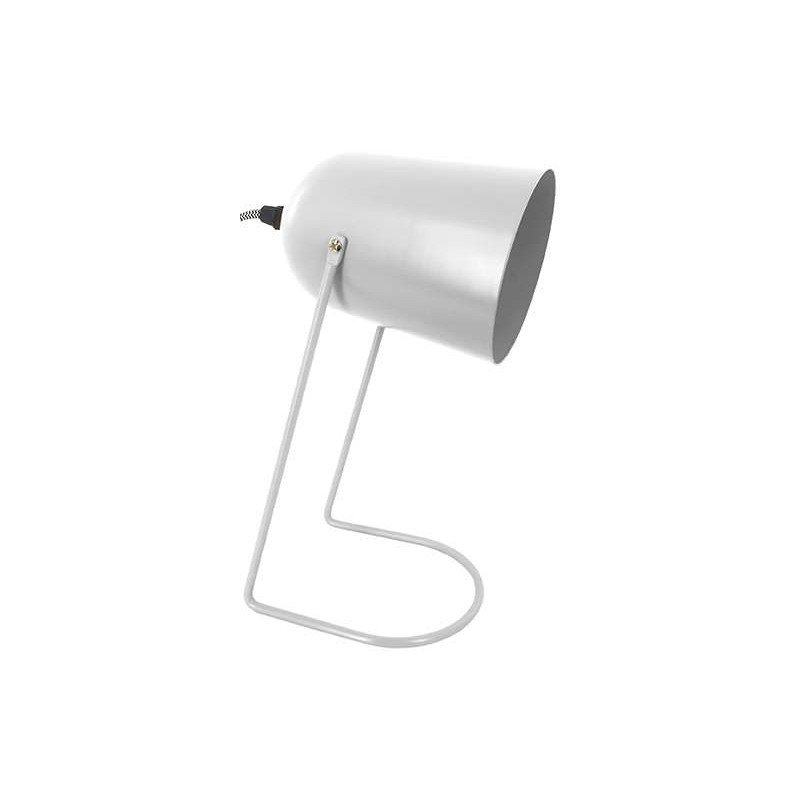 Lampe de bureau blanche métal 30 cm...