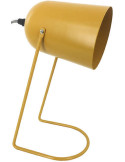 Lampe de bureau jaune métal 30 cm Enchant