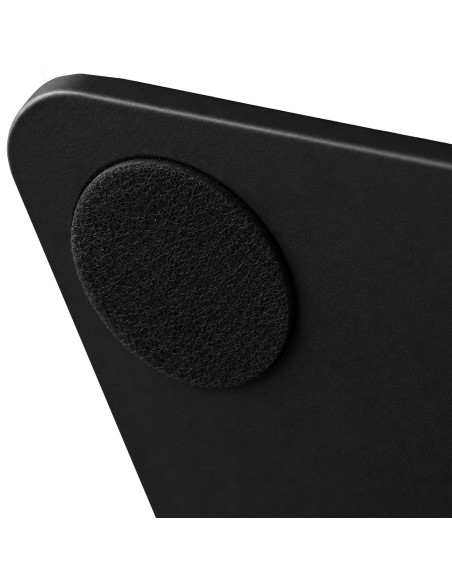 Bout de canapé métal noir forme C 60 cm Ivrea