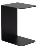 Bout de canapé noir métal forme C 48 cm Ivrea