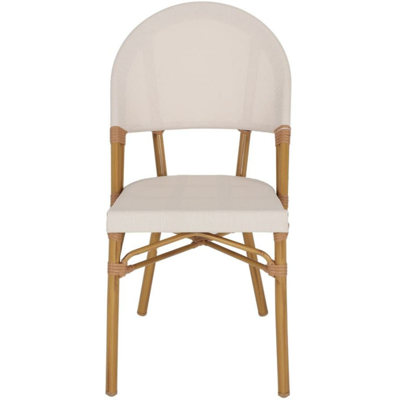 Chaise de jardin bistrot effet bambou...