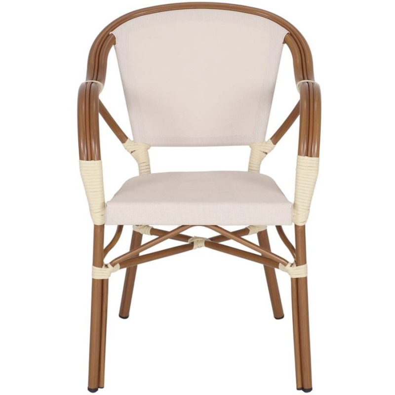 Chaise de jardin avec accoudoirs...