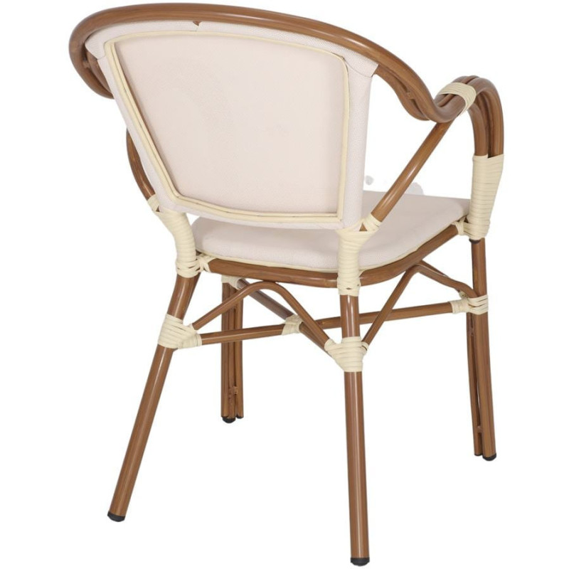 Chaise de jardin avec accoudoirs...