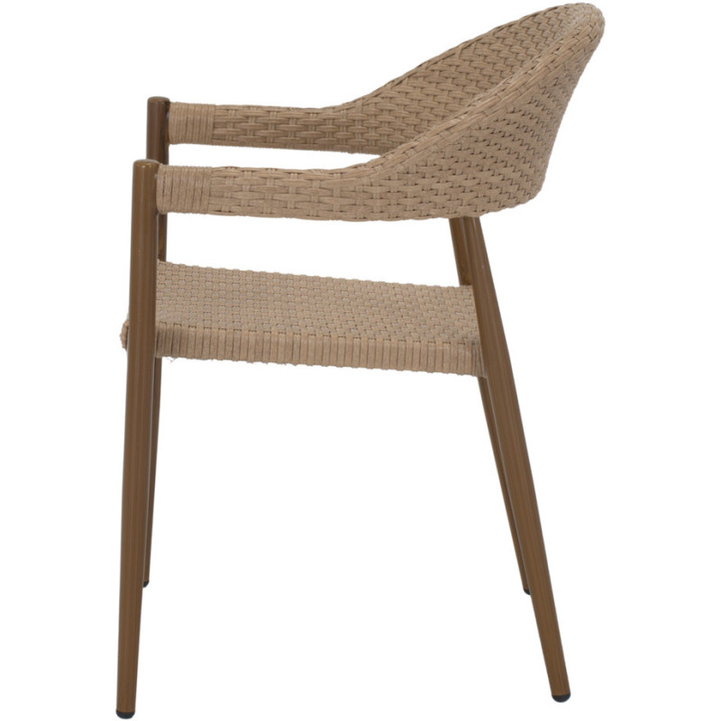 Chaise de jardin empilable rotin...