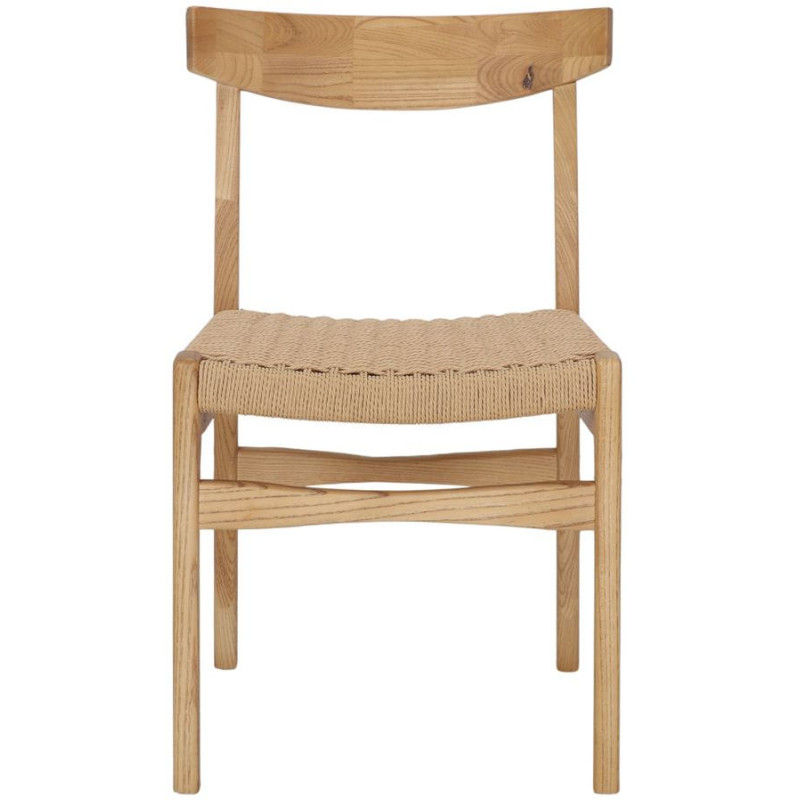 Chaise bois d’orme naturel assise...