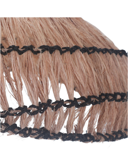Abat-jour feuilles de bananier naturel 95 cm Taroudant