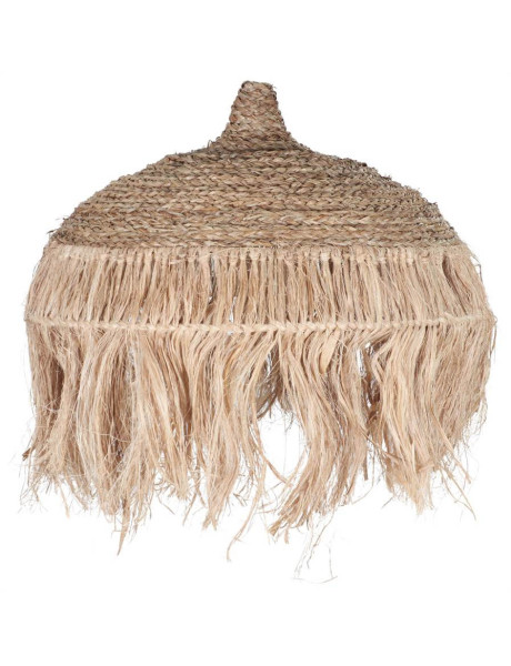 Abat-jour suspension fibres naturelles à franges 60 cm...