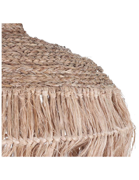 Abat-jour suspension fibres naturelles à franges 60 cm Tiznit
