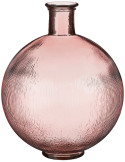 Vase bouteille en verre rose 42 cm La Granja