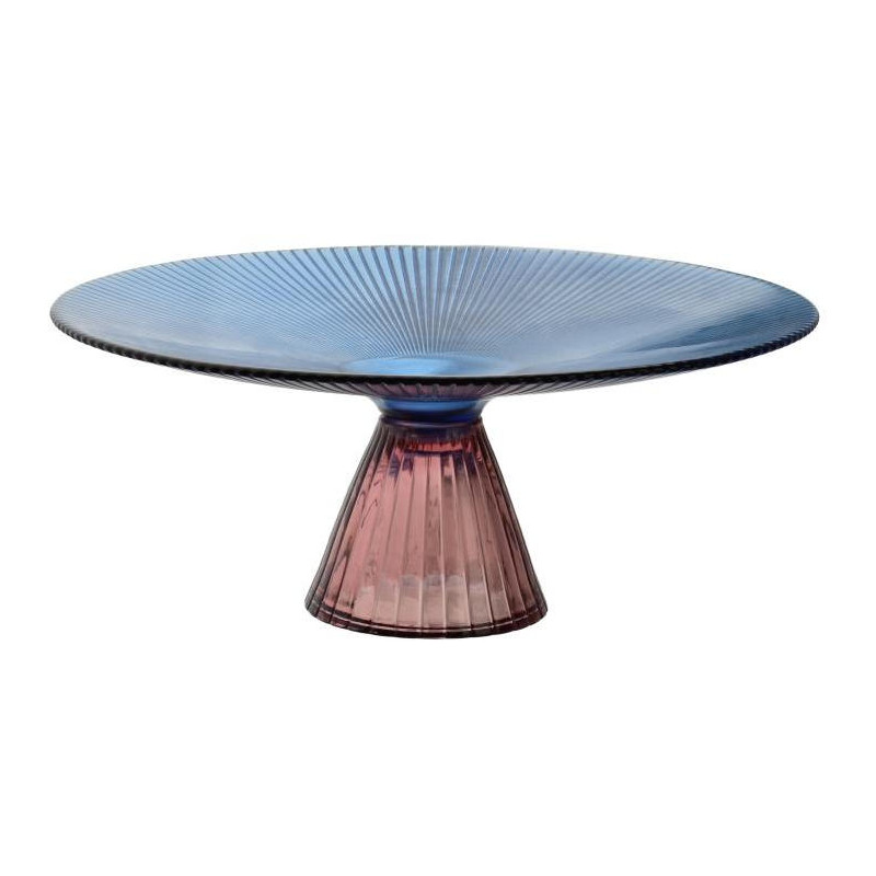 Présentoir à gâteau sur pied verre...