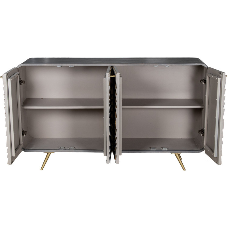 Buffet 4 portes en bois de manguier...