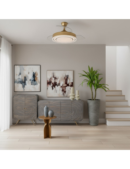Buffet haut 2 portes en bois de manguier gris 90x42x110 cm Karaikudi