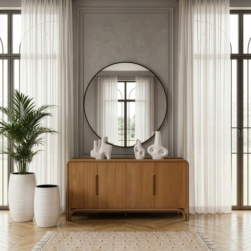 Buffet enfilade 4 portes en bois de...