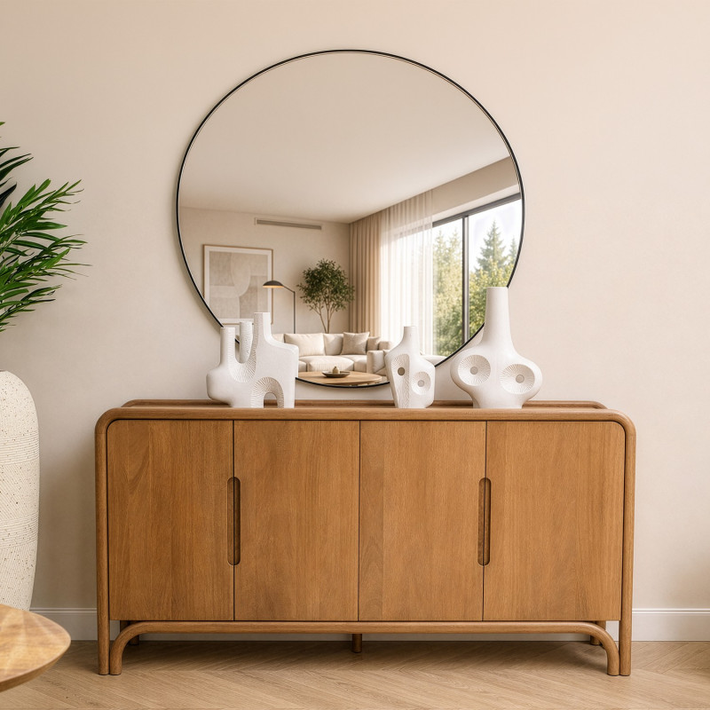 Buffet enfilade 4 portes en bois de...