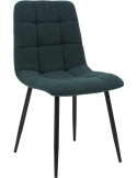 Chaise de salle à manger bouclette bleu pétrole Kuldīga