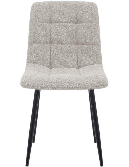Chaise de salle à manger bouclette crème Kuldīga