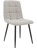 Chaise de salle à manger bouclette crème Kuldīga