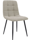Chaise de salle à manger bouclette taupe Kuldīga