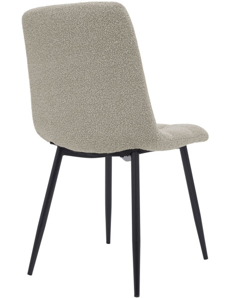 Chaise de salle à manger bouclette taupe Kuldīga