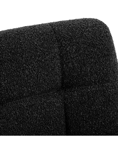 Chaise de salle à manger bouclette gris anthracite Kuldīga