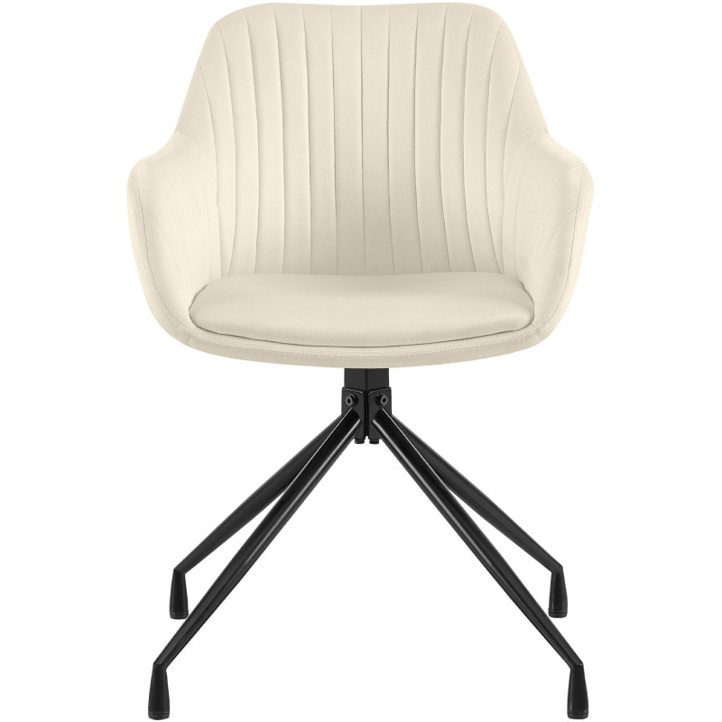 Chaise de salle à manger velours...