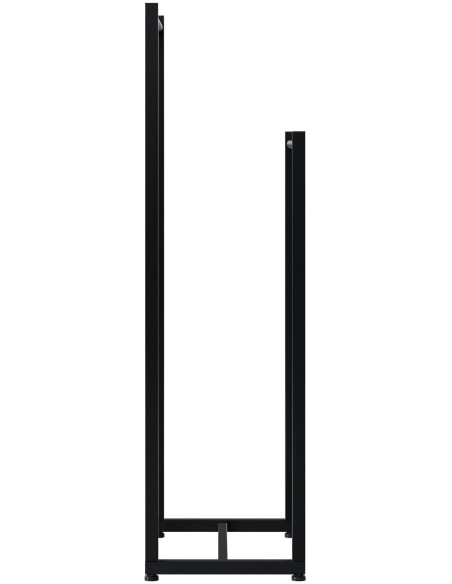 Porte-serviettes sur pied noir 2 barres Ebeltoft