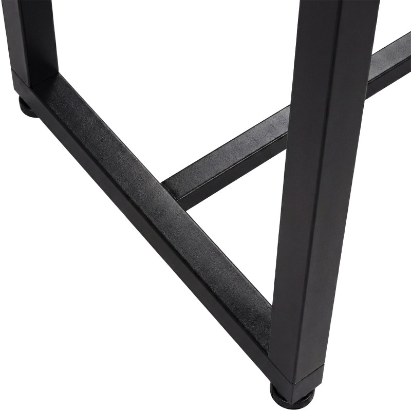 Porte-serviettes sur pied noir 2...