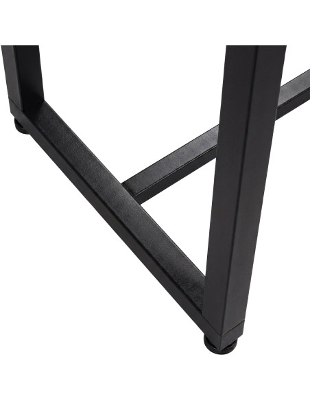 Porte-serviettes sur pied noir 2 barres Ebeltoft